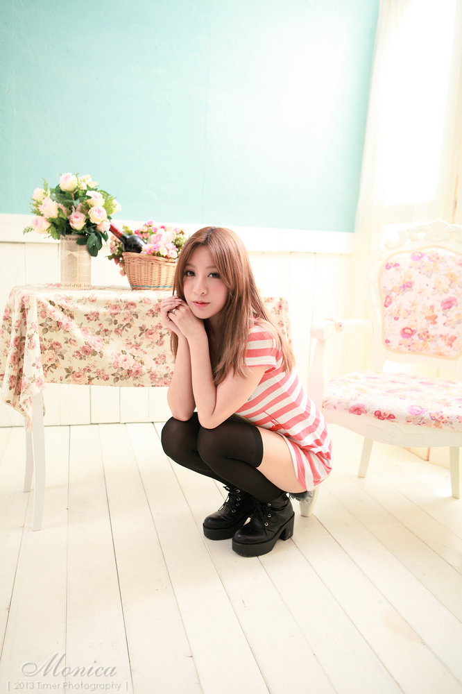 台湾清纯美女-小橘外拍写真 1